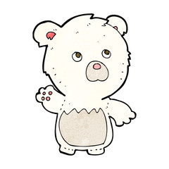 cartoon polar teddy bear