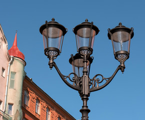 Fototapeta na wymiar Vintage street lampot