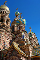 Fototapeta na wymiar Cathedral of the Spilled Blood