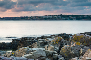 Рассвет на море