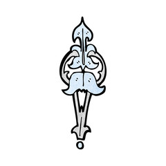 cartoon ornate clasp