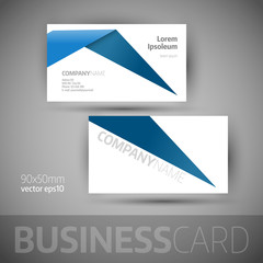 Business card template