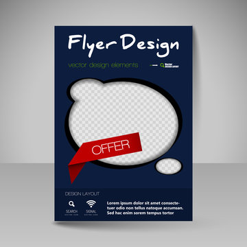 Site layout for design - flyer