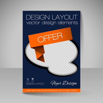 Site layout for design - flyer