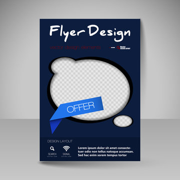 Site layout for design - flyer