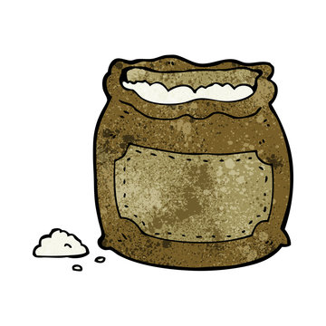 recommend clip art: cartoon bag of flour