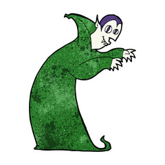 cartoon spooky vampire