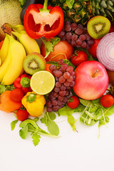 新鮮な野菜と果物
