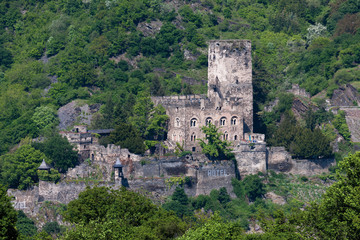 Fototapeta na wymiar Deutschland, Rheinland-Pfalz, Ansicht der Burg Gutenfels