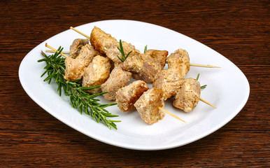 Chicken skewers