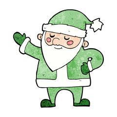 cartoon santa claus