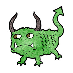 cartoon little demon