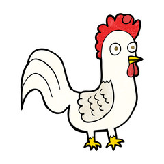 cartoon rooster