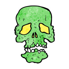cartoon skull