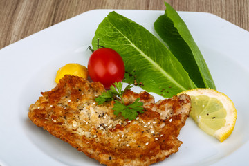 Pork schnitzel