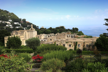 Fototapeta premium Augustus gardens of Capri island, Italy
