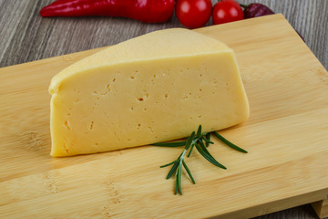 Yellow cheese triangle