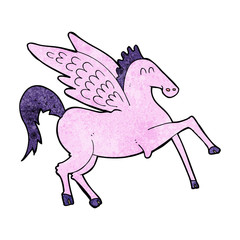 cartoon pegasus