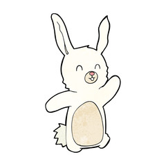 cartoon happy rabbit