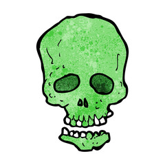 cartoon skull