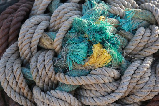 Vintage nautical rope