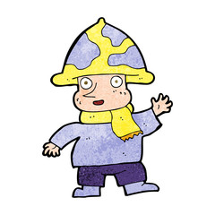 cartoon mushroom man