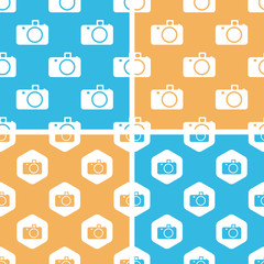 Camera pattern set, colored