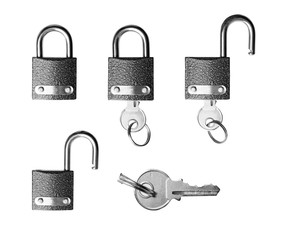 Padlock.