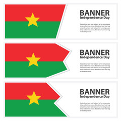 burkina faso  Flag banners collection independence dayc