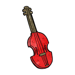 cartoon violin