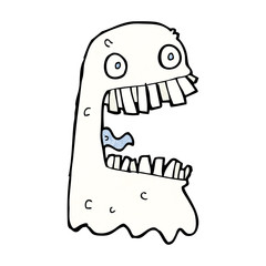 cartoon gross ghost