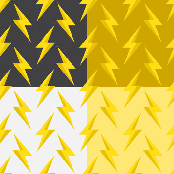 seamless pattern with lightning