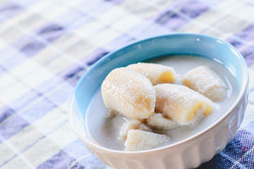 Banana in coconut milk