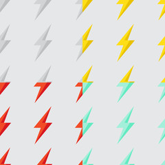 seamless pattern with lightning