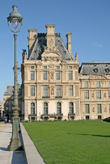 The building of the Decorative Arts Library near Tuileries Garden, Paris, France