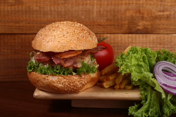 One big tasty burger