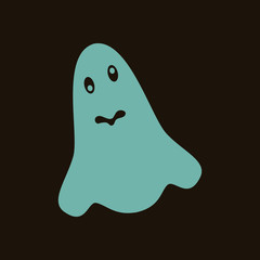 Funny ghost icon