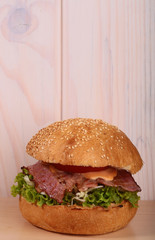 Delicious big burger