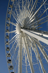 A ferris wheel in Paris, France