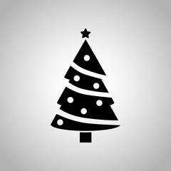 Fototapeta premium Fir-tree icon