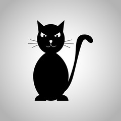 Black cat icon