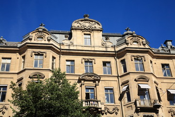 Fototapeta na wymiar Building in Stockholm