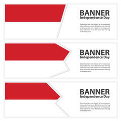  indonesia Flag banners collection independence day