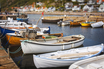 Small fishing boats