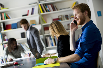 Multiethnic people in the office