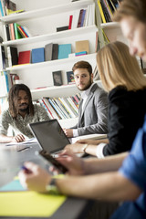 Multiethnic people in the office