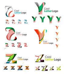 Fototapeta premium Letter business emblem collection