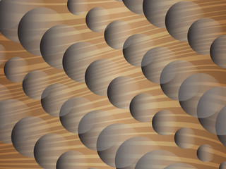 Obraz premium Abstract blend circles grey background