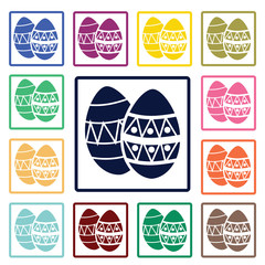 Easter eggs icon