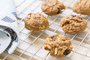 Homemade Raisin cookies.